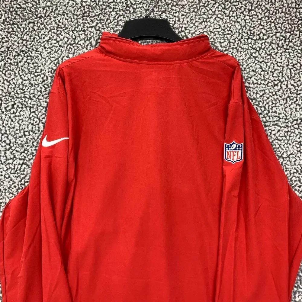 Tampa Bay Buccaneers Hoodie Men Large Red Nike‎ NFL Pullover Long Sleeve New